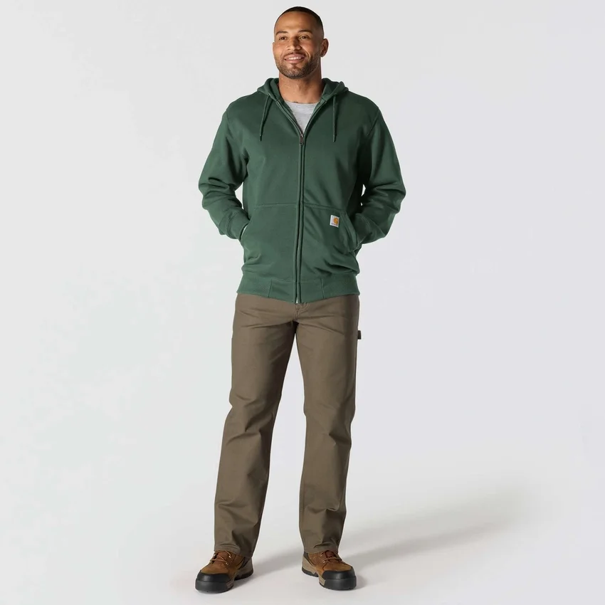 Wasserabweisender, schwerer Herren-Hoodie «Paxton» mit durchgehendem Reissverschluss – carhartt Rain Defender Hoodies