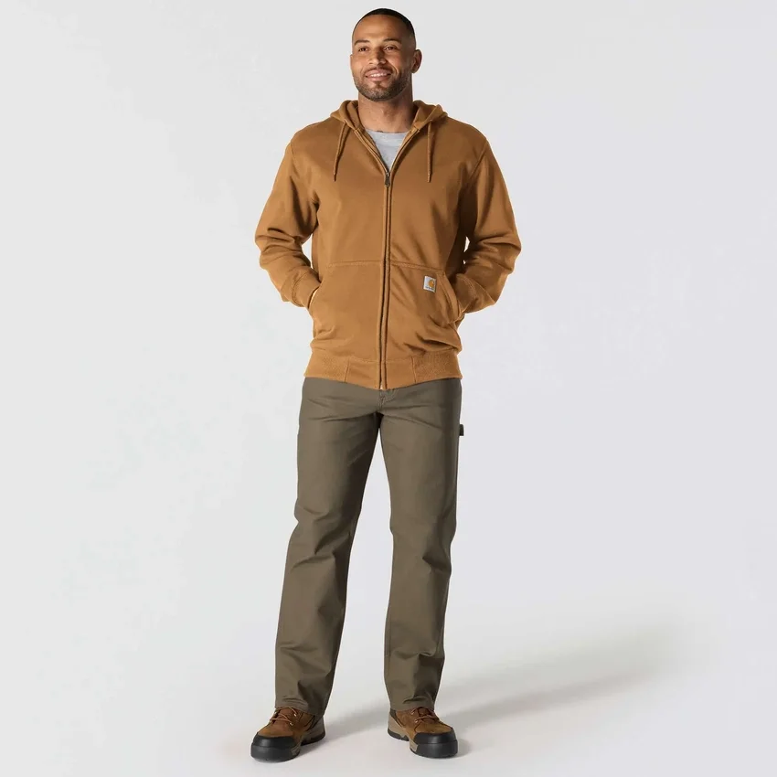 Wasserabweisender, schwerer Herren-Hoodie «Paxton» mit durchgehendem Reissverschluss – carhartt Rain Defender Hoodies