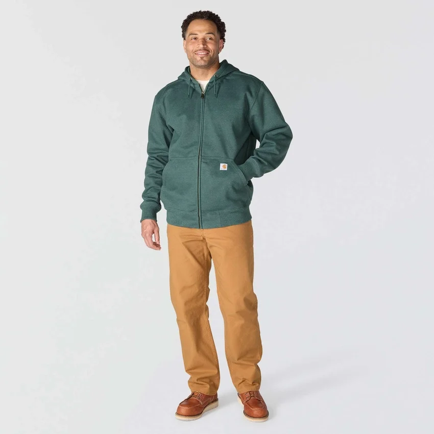 Wasserabweisender, schwerer Herren-Hoodie «Paxton» mit durchgehendem Reissverschluss – carhartt Rain Defender Hoodies