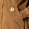 Wasserabweisender, schwerer Herren-Hoodie «Paxton» mit durchgehendem Reissverschluss – carhartt Rain Defender Hoodies