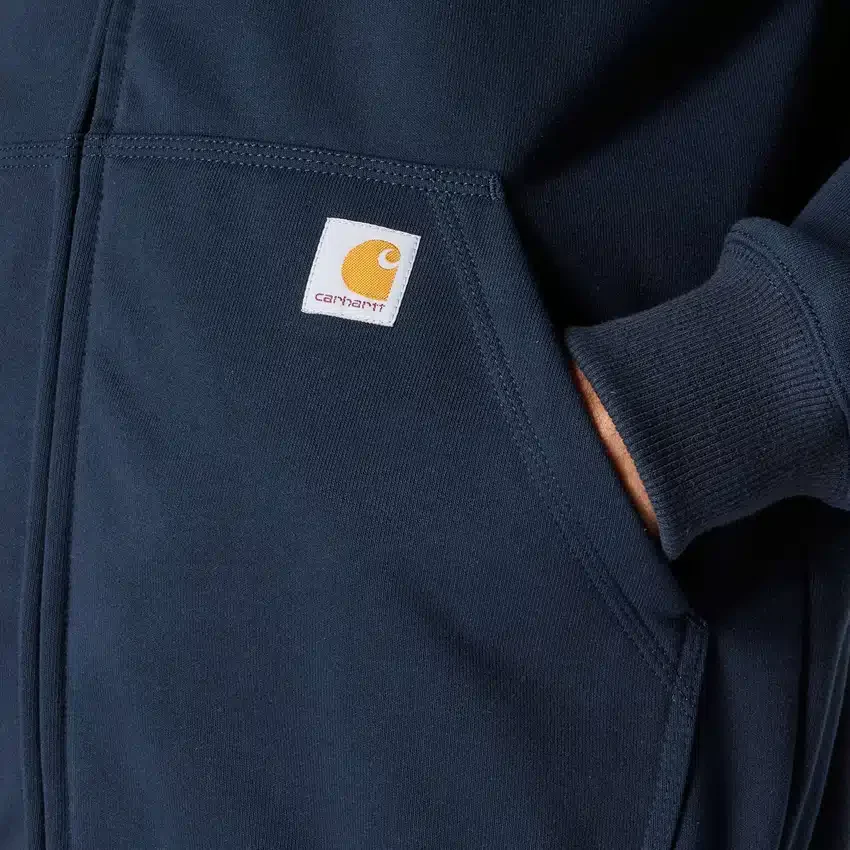 Wasserabweisender, schwerer Herren-Hoodie «Paxton» mit durchgehendem Reissverschluss – carhartt Rain Defender Hoodies