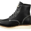Wasserdichte 6"-Moc-Toe-Stiefel mit Keilabsatz für Damen