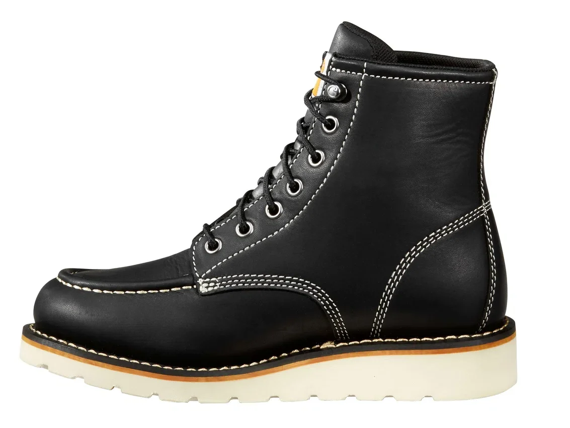 Wasserdichte 6"-Moc-Toe-Stiefel mit Keilabsatz für Damen