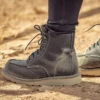 Wasserdichte 6"-Moc-Toe-Stiefel mit Keilabsatz für Damen