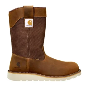 Wasserdichter 10"-Wellington-Stiefel mit Stahlkappe und Keilabsatz