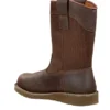 Wasserdichter 10"-Wellington-Stiefel mit Stahlkappe und Keilabsatz