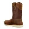 Wasserdichter 10"-Wellington-Stiefel mit Stahlkappe und Keilabsatz