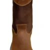 Wasserdichter 10"-Wellington-Stiefel mit Stahlkappe und Keilabsatz
