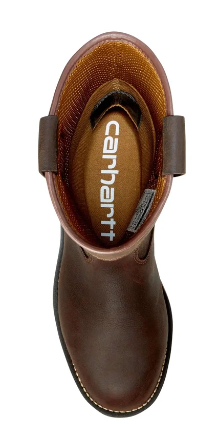 Wasserdichter 10"-Wellington-Stiefel mit Stahlkappe und Keilabsatz
