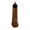 Wasserdichter 10"-Wellington-Stiefel mit Stahlkappe und Keilabsatz für Damen