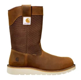 Wasserdichter 10"-Wellington-Stiefel mit weicher Zehenkappe und Keilabsatz
