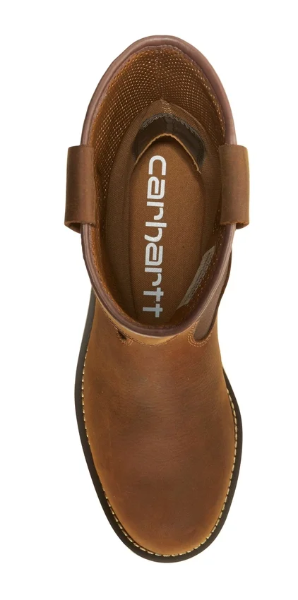 Wasserdichter 10"-Wellington-Stiefel mit weicher Zehenkappe und Keilabsatz