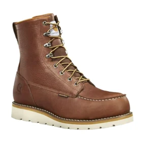 Wasserdichter 8"-Moc-Arbeitsstiefel mit Stahlkappe und Keilabsatz