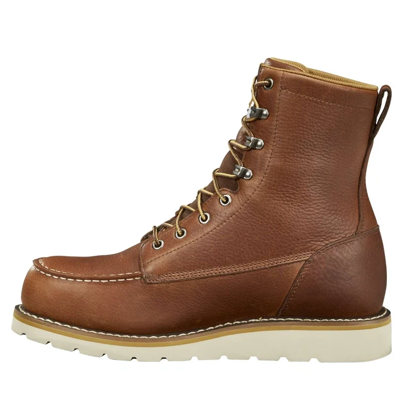 Wasserdichter 8"-Moc-Arbeitsstiefel mit Stahlkappe und Keilabsatz
