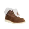 Wasserdichter, isolierter 8"-Winterstiefel mit Keilabsatz und umklappbarem Schaft für Damen