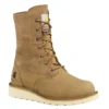 Wasserdichter, isolierter 8"-Winterstiefel mit Keilabsatz und umklappbarem Schaft für Damen