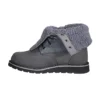 Wasserdichter, isolierter 8"-Winterstiefel mit Keilabsatz und umklappbarem Schaft für Damen