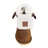 Wasserdichter, isolierter 8"-Winterstiefel mit Keilabsatz und umklappbarem Schaft für Damen