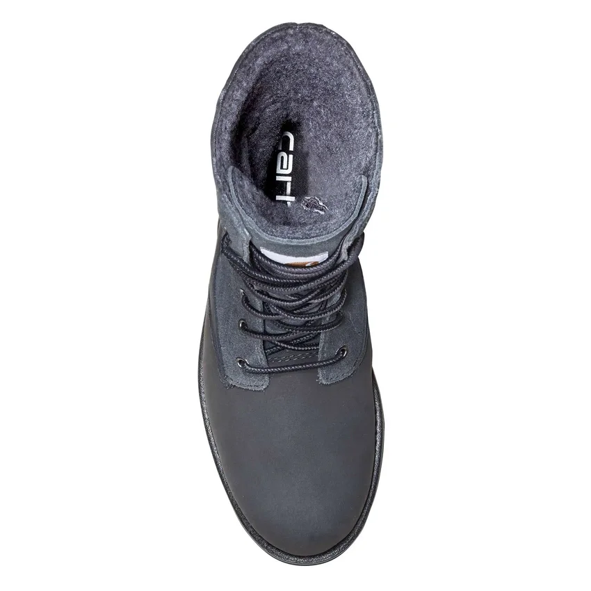 Wasserdichter, isolierter 8"-Winterstiefel mit Keilabsatz und umklappbarem Schaft für Damen