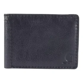 Zweifach gefaltete Brieftasche aus Patina-Leder
