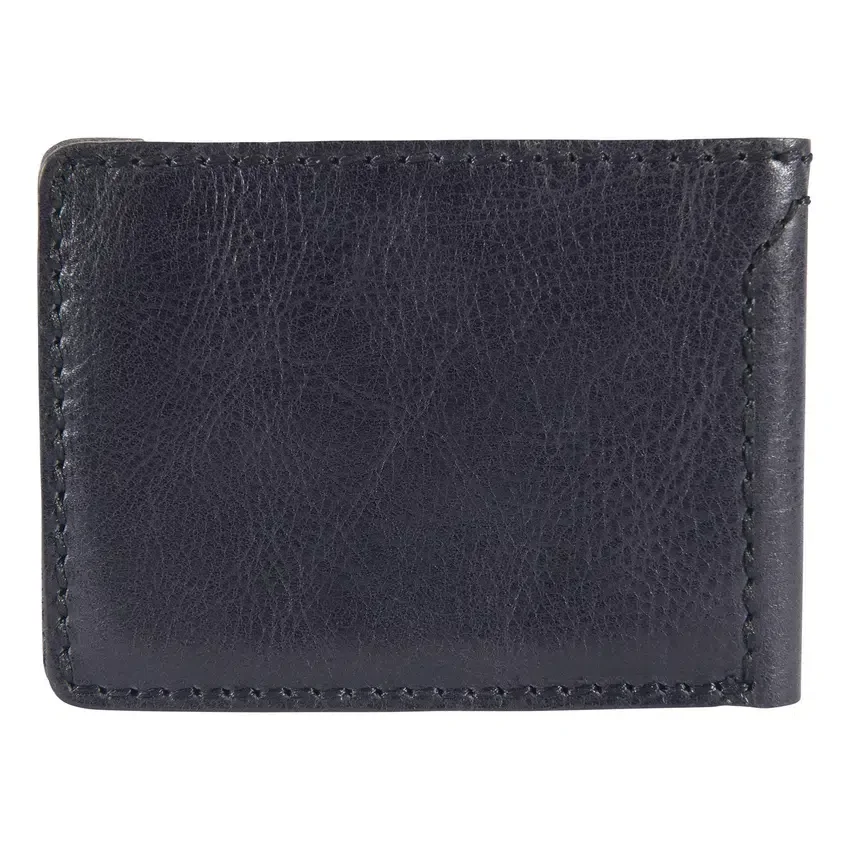 Zweifach gefaltete Brieftasche aus Patina-Leder