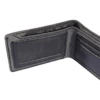 Zweifach gefaltete Brieftasche aus Patina-Leder
