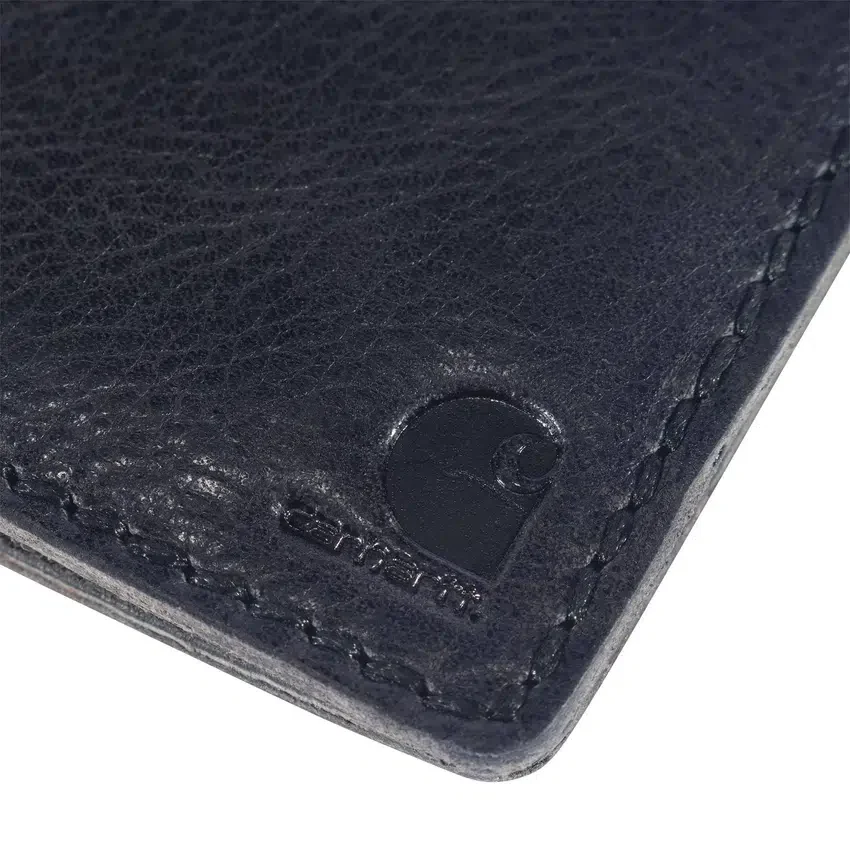 Zweifach gefaltete Brieftasche aus Patina-Leder